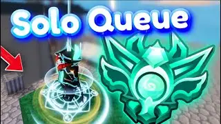 How To SOLO QUEUE TO PLATINUM With DAVEY... (Roblox BedWars)
