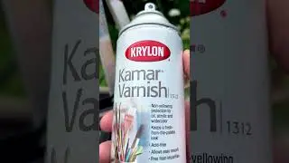 Spray Varnishing My That&rsquo;s Art?: 2024 + 2025 Artist Trading Card That Is Available for Trade! No.32