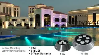 IP68 Waterproof Underwater Lights | Customizable with High-Efficiency LED Chips