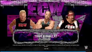 wwe2k25 랍 밴 댐 vs 더 샌드맨 vs 테리 펑크
