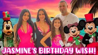 CELEBRATING JASMINE'S SWEET 16TH BIRTHDAY ON THE DISNEY WISH CRUISE!EMOTIONAL🥹💖