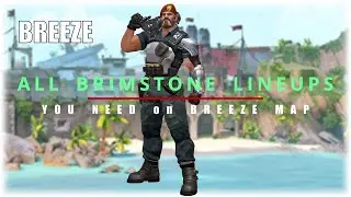 All Brimstone Molly Lineups You Need on Breeze | Valorant