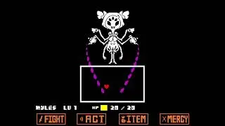Fighting/Sparing Muffet! Pacifist Run (my first time fighting/sparing her)