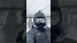 Snowy Chair Lift Views from Heavenly Tamarack Lodge