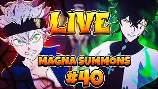 *NEW* HIP HOP MAGNA RELEASED!? BLACK CLOVER MOBILE CN | 40th BCM Stream | CN