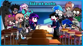 SILENT NOTE but Every Turn a Different Character Sings (FNF Silent Note but Everyone Sings It)