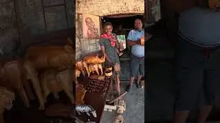 Wooden & Handmade 🪵❤️ African Village Mum Shops for Traditional Kitchen Utensils #Shorts