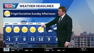 Iowa weather: Frigid this morning with some sunshine this afternoon