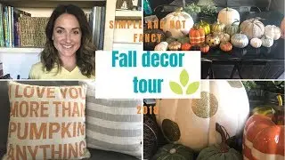 SIMPLE FALL HOME DECOR TOUR|| 2018
