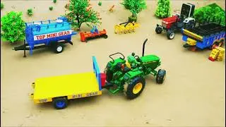 @SanoCreatorCreativity  diy_mini_tractor_Hand_Pump_Construction_Project_using_bricks_Village_Water_Supply...