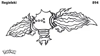 How To Draw Regieleki Pok&eacute;mon no 894