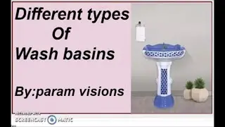 DIFFERENT TYPES OF WASH BASINS/Wash basin types and designs