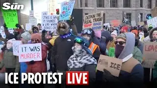 LIVE: Minneapolis ICE protest after nurse Alex Pretti &lsquo;shot dead by border patrol&rsquo;