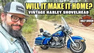 Will this Vintage Harley Shovelhead FLH Make it Home?