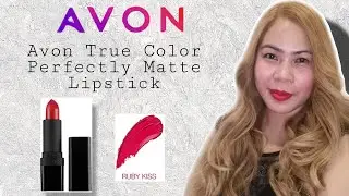 AVON True Color Perfectly Matte Lipstick 💄|Kahren Vlog
