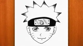 How to Draw Naruto Face Step by Step | Easy Anime Drawing Tutorial