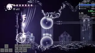Hollow Knight Path of Pain Speedrun 2:41