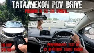2020 TATA NEXON | 1.2L 118 BHP | POV Drive #05 | NEXON |4K| TurboRushDrives #tata #nexon #tatanexon