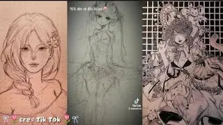 [✩Tổng hợp ✩] video dân vẽ 🎨 | cre : Tik Tok #xuhuongyoutube #danve #travel #xuhuonggg