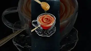 APPLE ROSE TEA #shorts #food