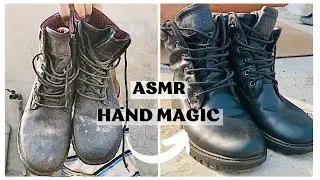 ASMR | SHOE POLISH BY YOUNG PAKISTANI COBBLER WITH HIS MAGICAL HAND | Relaxing Sound