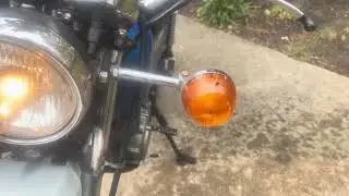 1976 Honda XL 250: cold start