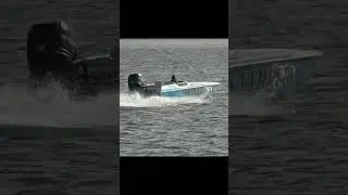 Speed Boat Racing Around Gibraltar
