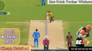 Yorker Ball Wicket Taking Trick 💯 | Real Cricket 24 Bowling Tips | RC24