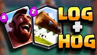 Clash Royale-Getting to Legendary Arena 10 Easily  with HOG-LOG DECK