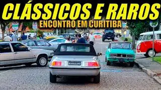 CARROS CLÁSSICOS em CURITIBA! Encontro da PÇ da Espanha