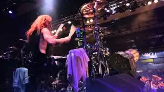 Resist And Bite Sabaton LIVE HD - Prague, Feb 7th -  Hannes Van Dahl [drum cam]