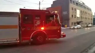 Toronto Fire R325 Responding (2 clips)