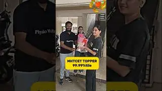 Maharashtra Team Meets MHTCET Maharashtra Topper!! #mhtcet2025