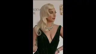 Lady Gaga EE BAFTAs 2022 #shorts #EEBAFTAs