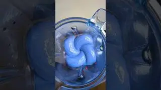 Making a Blue Smoothie