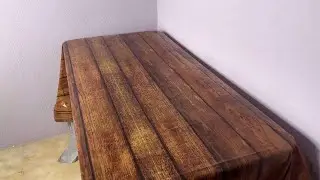 BEST Brown Wood Grain Tablecloths Rustic Plastic Table Covers for Rectangle Table