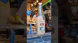 Tito&rsquo;s vodka as a bong!