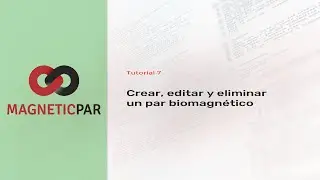 Crear, editar y eliminar un par biomagn&eacute;tico