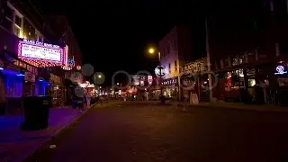 Beale St. Memphis. Stock Footage