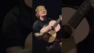 Ed Sheeran singing his new song 'American Town' in a theatre show | @EdSheeran | #americantown |