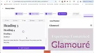 AI Wordpress website builder & theme generator quick demo
