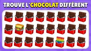 Trouve l&rsquo;Intrus - &Eacute;dition Fast Food 🍔🥐🍩 | 40 Niveaux | Facile, Moyen, Difficile | Quiz Lapinou
