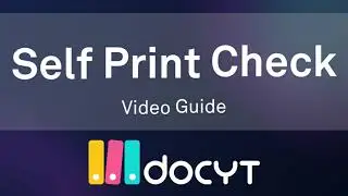 How to print checks in Docyt