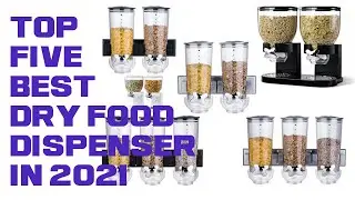 Top 5 Best Dry Food Dispenser Amazon Finds || Top Best Dry Food Dispenser in 2021