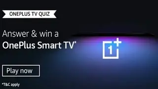 Amazon one plus smart tv Quiz answer today