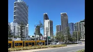 GOLD COAST:Oracle Boulevard eateries, Broadbeach, Gold Coast, Queensland, Australia