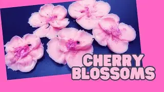 Handmade Soap Flowers. CHERRY BLOSSOMS: Piping Techniques for Stunning Soap Decorations