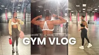 WEEK OF WORKOUTS | my current gym split, workout with me, building muscle, etc.