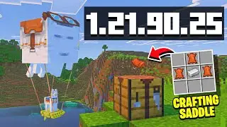 YES! BISA CRAFTING SADDLE, Improve Vibrant Visual, Happy Ghast Minecraft Update 1.21.90.25