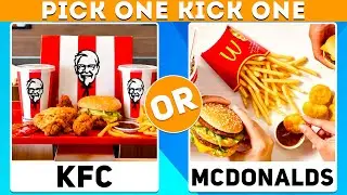 Pick One Kick One! 🍕 -  Junk Food Edition! 🌭